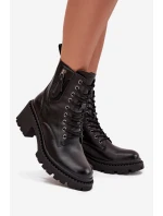 Dámské zateplené kotníkové boty Vinceza – černé Dámské zateplené kotníkové boty Vinceza – černé