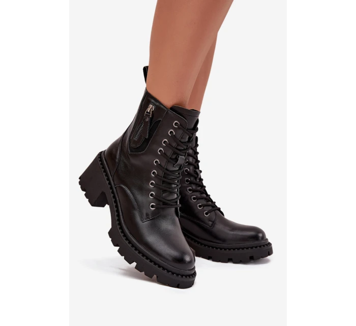 Dámské zateplené kotníkové boty Vinceza – černé Dámské zateplené kotníkové boty Vinceza – černé