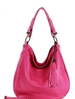 Dámská přírodní kožená taška model 146597 - Mazzini