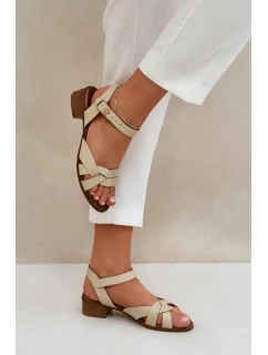 Sandály na podpatku model 210706 Step in style