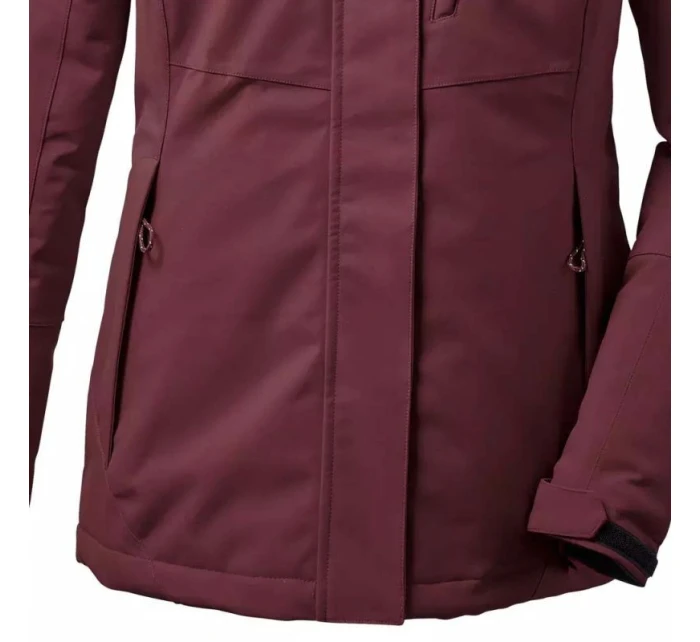 Dámský kabát s kapucí Killtec KOW 170 WMN JCKT bordó (38030/445)