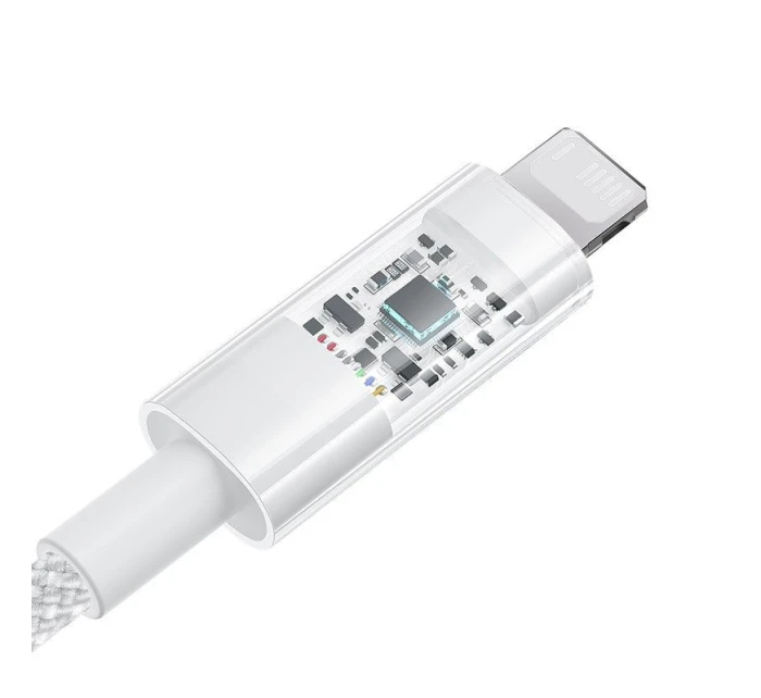 Baseus Gem 2,4A 2m kabel (bílý)