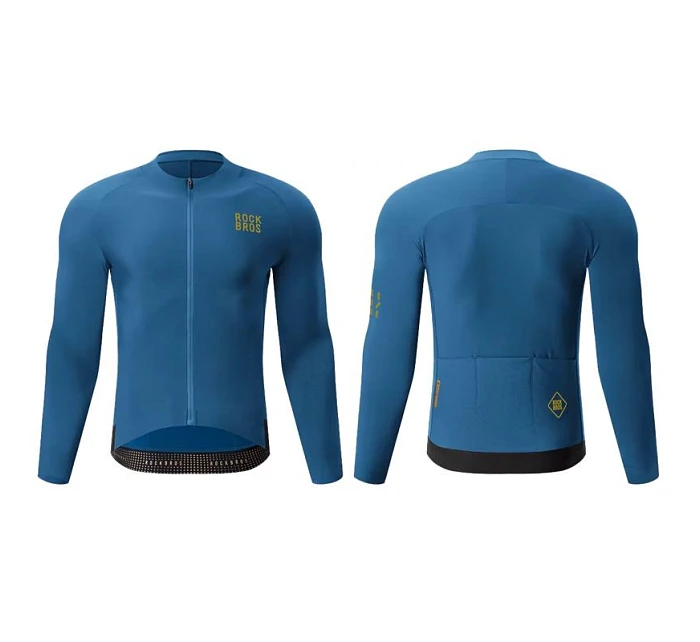 Rockbros YDWT020 Diamond podzimní/zimní cyklistická bunda velikost XL - modrá