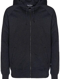 Pure Waste HJUB Unisex mikina s kapucí 74.HJUB anthracite