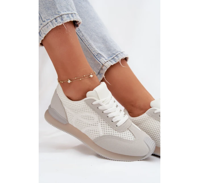 Sneakersy Dámské sportovní Bílá-Šedá Tarlisse Sneakersy Dámské sportovní Bílá-Šedá Tarlisse