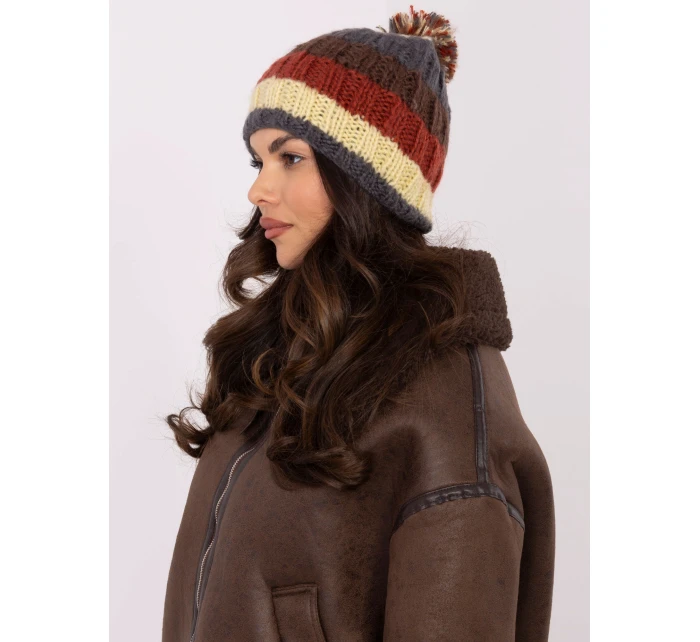 Czapka AT CZ model 21798071 jasny żółty - FPrice