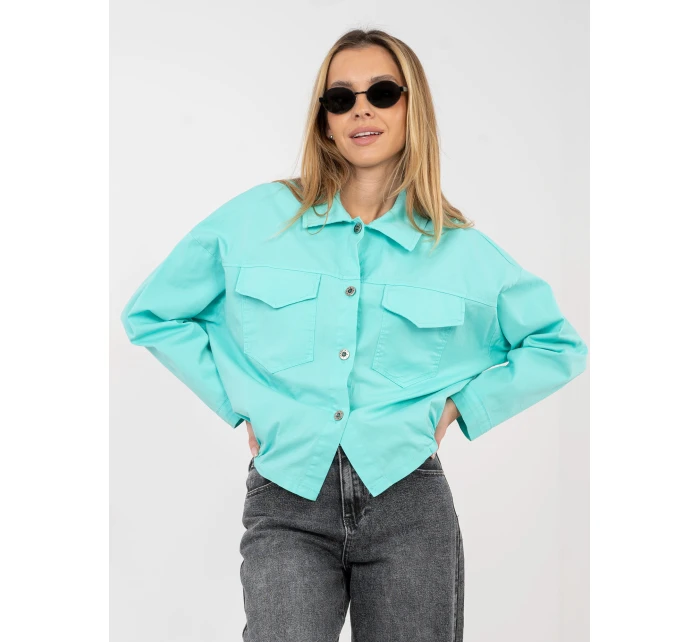 IT KS košile FL9273.29 tyrkysová IT KS košile FL9273.29 tyrkysová
