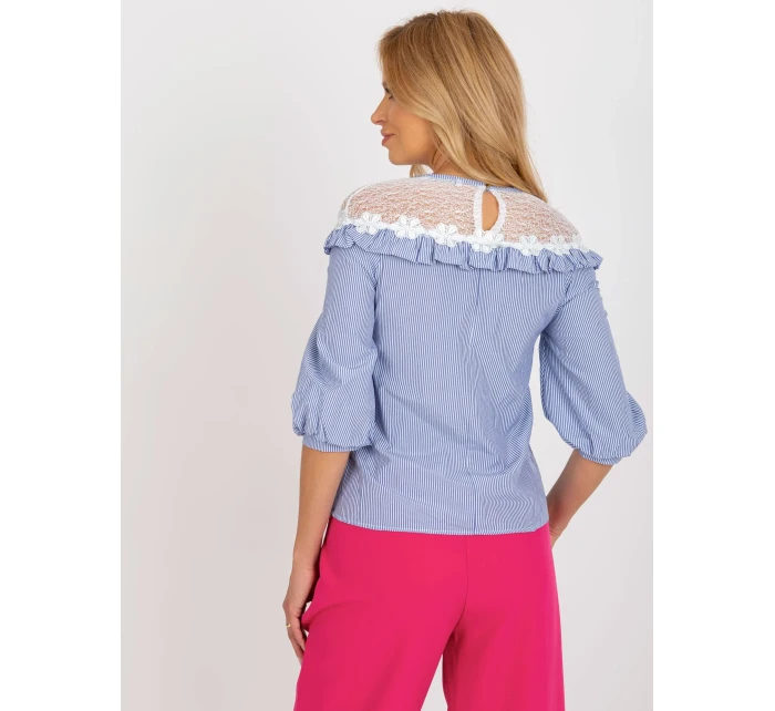 Halenka LK BZ 509336.55P bílá a modrá