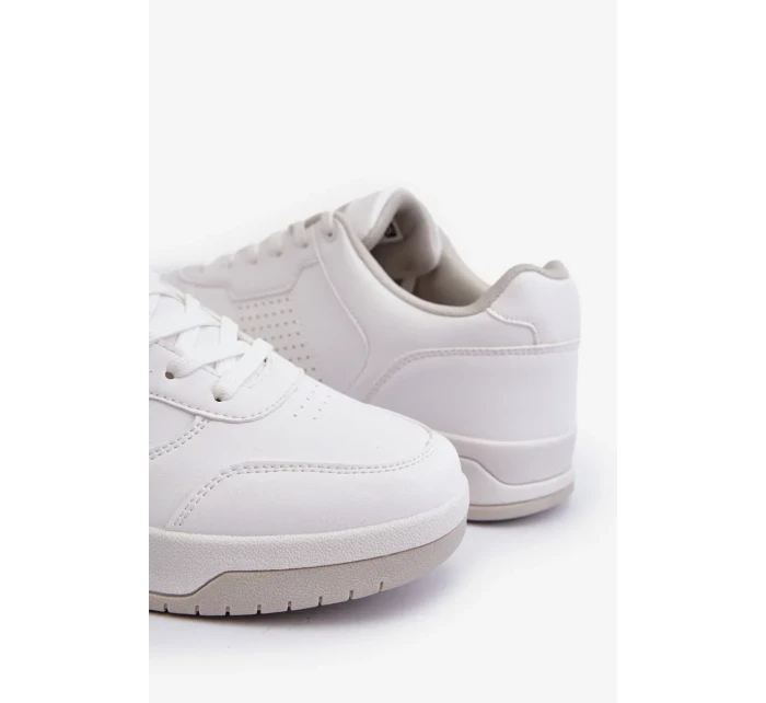 Pánské tenisky vyrobené z eko kůže bílé Radikalle