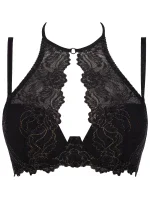 Dámská podprsenka V-8261 černo-zlatá - Axami