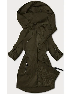 Dámská bunda typu větrovka v khaki barvě model 20867443 - S'WEST