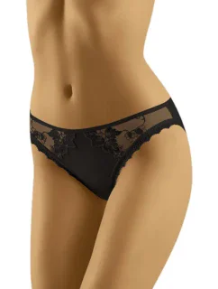 Dámské kalhotky model 17734010 black WOLBAR - Wol-Bar