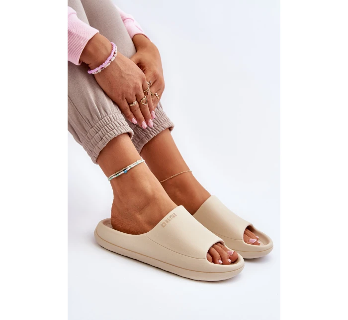 Lehké Dámské Sandály Big Star NN274A040 Béžové Lehké Dámské Sandály Big Star NN274A040 Béžové