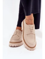 Dámské Mokasíny S Šněrováním Big Star model 21705302 Béžové - Big Star Shoes