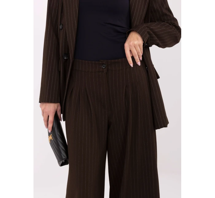 Kalhoty IT SP FL9787.85 tmavě hnědé