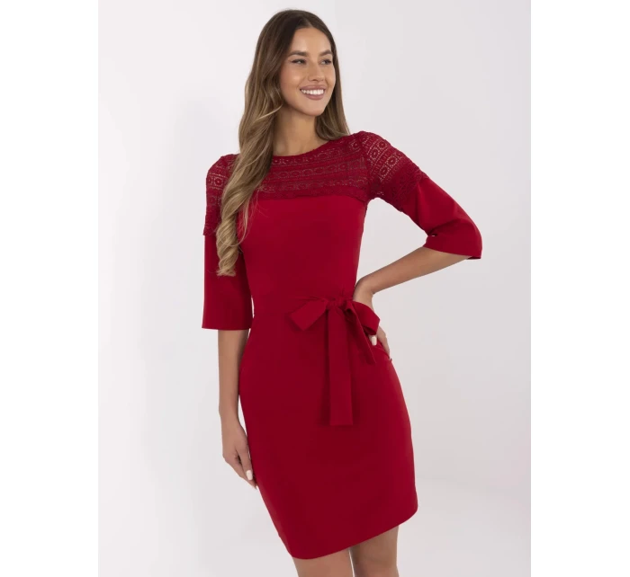 LK SK šaty model 20976008 bordó - FPrice