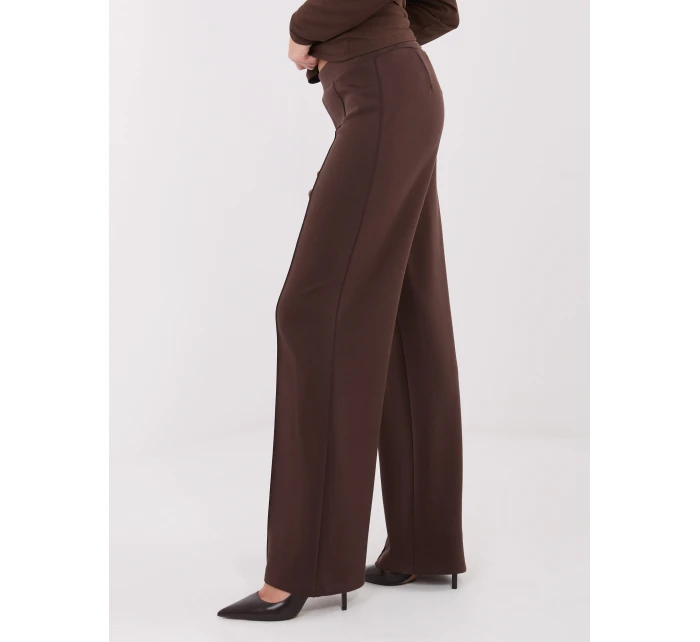 Spodnie MJ SP model 21782525 ciemny brązowy - FPrice Spodnie MJ SP model 21782525 ciemny brązowy - FPrice