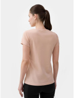 Dámské tričko z organické bavlny 4FSS23TTSHF273-65S korálové - 4F