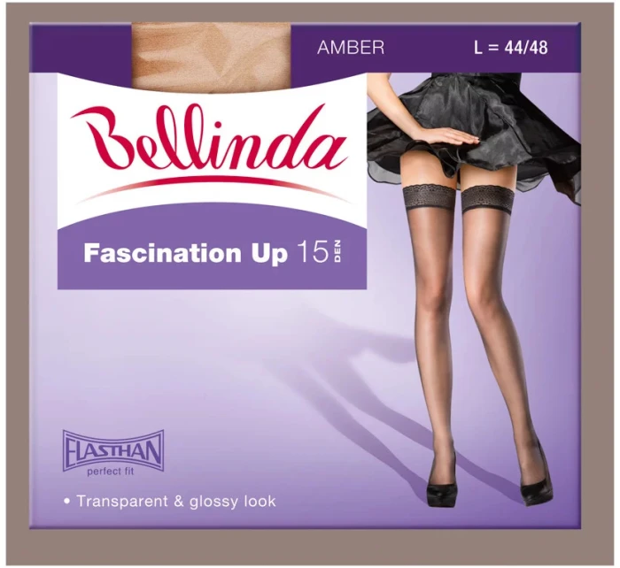 Samodržící punčochy model 21764611 UP 15 DEN - Bellinda