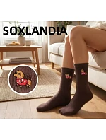 Ponožky WiK Soxlandia 3044 vzor 09 Kašmír 35–42