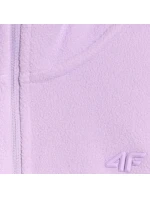 Dámská fleecová mikina 4F F069 světle fialová 4FWAW25UFLEF069 52S Dámská fleecová mikina 4F F069 světle fialová 4FWAW25UFLEF069 52S