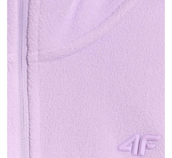 Dámská fleecová mikina 4F F069 světle fialová 4FWAW25UFLEF069 52S Dámská fleecová mikina 4F F069 světle fialová 4FWAW25UFLEF069 52S