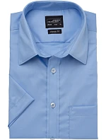 JN keprová košile s krátkým rukávem 02.0 light blue model 22488366 - Daiber JN keprová košile s krátkým rukávem 02.0 light blue model 22488366 - Daiber