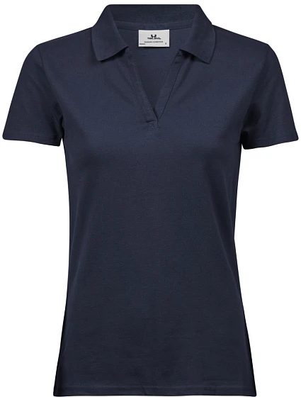 Tee Jays TJ 1409 Dámské luxusní piqué polo s výstřihem do V 18.1409 navy Tee Jays TJ 1409 Dámské luxusní piqué polo s výstřihem do V 18.1409 navy