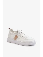 Dámské tenisky Sportovní obuv na platformě s ozdobou, bílá Vinceza Dámské tenisky Sportovní obuv na platformě s ozdobou, bílá Vinceza