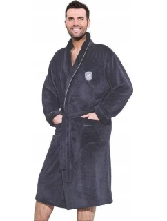 Pánský župan BORYS Tmavě šedá - L&L