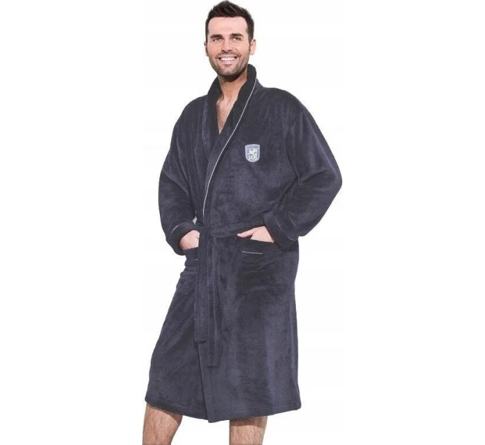 Pánský župan BORYS Tmavě šedá - L&L