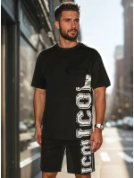 Pánská souprava s potiskem černá Dstreet model 21988649 - FashionStreet