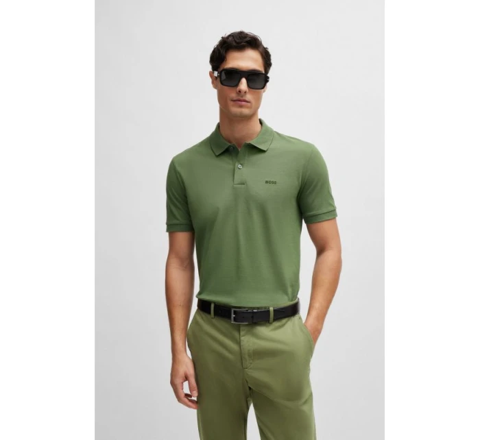 Pánská polokošile  Open Green regular fit zelená model 21350288 - Boss