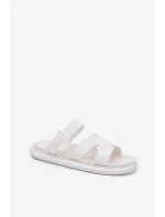 Gumové Dámské Pantofle S Páskem Bílé Tavirae Gumové Dámské Pantofle S Páskem Bílé Tavirae