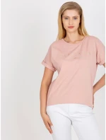 Tričko RV TS 7776.02P světle růžová Tričko RV TS 7776.02P světle růžová