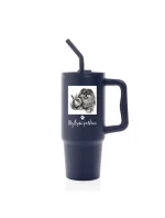 Personalizovaná termoska s barevným víčkem - fotografie s mazlíčkem Personalizovaná termoska s barevným víčkem - fotografie s mazlíčkem