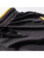 Dětské šortky Platense II Jr 92800406571 černé/oranžové - Huari