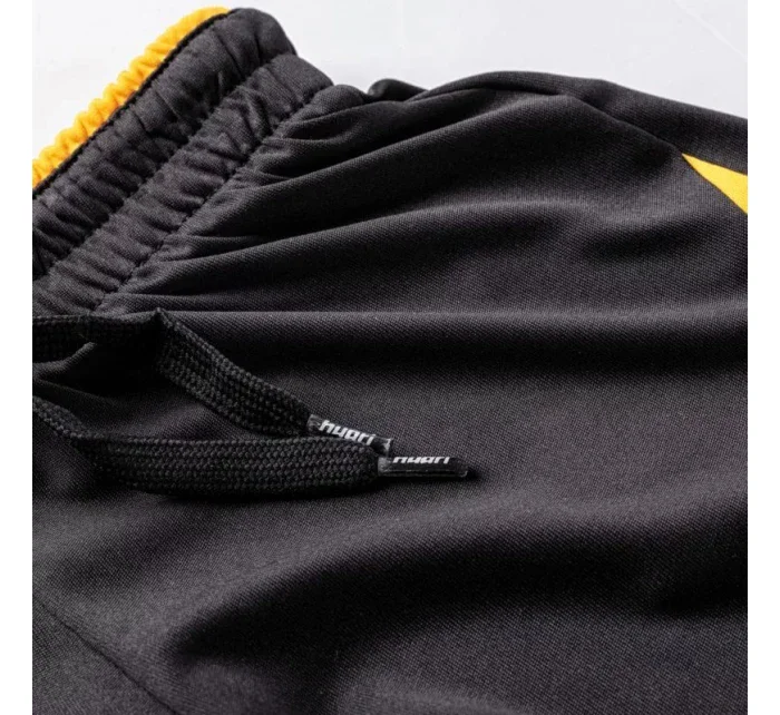 Dětské šortky Platense II Jr 92800406571 černé/oranžové - Huari