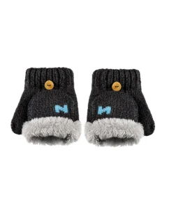 UZAVŘENÉ RUKAVICE S KOŽEŠINOU R-212