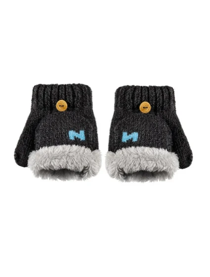 UZAVŘENÉ RUKAVICE S KOŽEŠINOU R-212