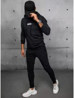 FashionStreet černá pánská tepláková souprava AX0685 FashionStreet černá pánská tepláková souprava AX0685