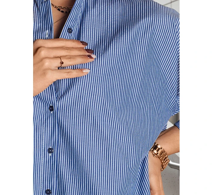 Dámské oversize tričko BLISS modré FashionStreet DY0351