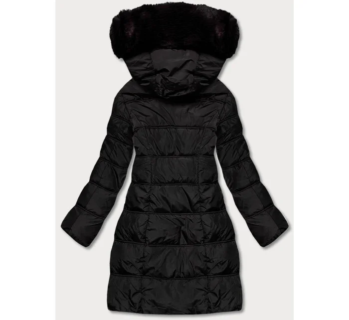 PUCHOWA ZIMOWA KURTKA DAMSKA CZARNA model 21245290 - LHD