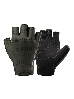 Prodyšné cyklistické rukavice Rockbros, krátké prsty, velikost: XL - zelené