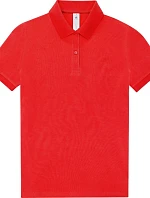 B&C My Polo 210 /women Dámské piqué polo z těžké bavlny 01.W463 red
