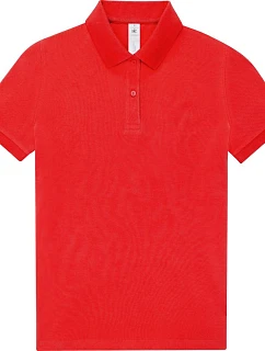 B&C My Polo 210 /women Dámské piqué polo z těžké bavlny model 22430085 red