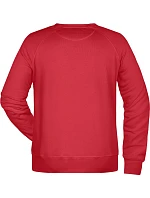 Pánská raglánová mikina 02. red model 22415577 - Daiber Pánská raglánová mikina 02. red model 22415577 - Daiber