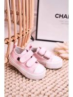 Dětské Tenisky Na Suchý Zip BIG STAR model 21545409 Růžové - Big Star Shoes Dětské Tenisky Na Suchý Zip BIG STAR model 21545409 Růžové - Big Star Shoes