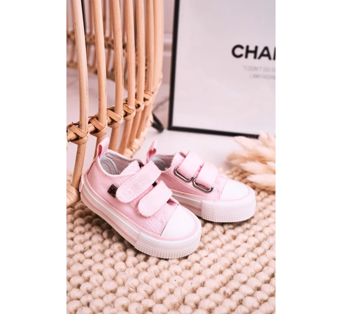 Dětské Tenisky Na Suchý Zip BIG STAR model 21545409 Růžové - Big Star Shoes Dětské Tenisky Na Suchý Zip BIG STAR model 21545409 Růžové - Big Star Shoes