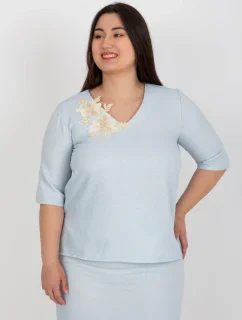 Bluzka LK BZ model 18617658 jasny niebieski - FPrice